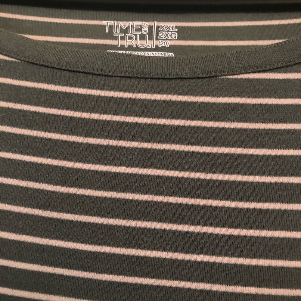 Time & Tru Classic Boatneck T-shirt Sz 2X - Picture 2 of 8